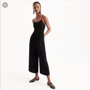J. Crew | Black Tie-Back Jumpsuit